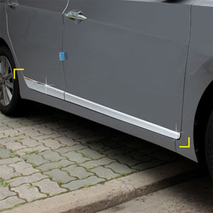 [ Elantra 2014(The New Avante) auto parts ] Elantra 2014(The New Avante) Chrome Side Under Line Molding